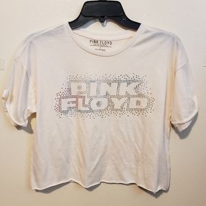 Pink Floyd spellout sparkle size S